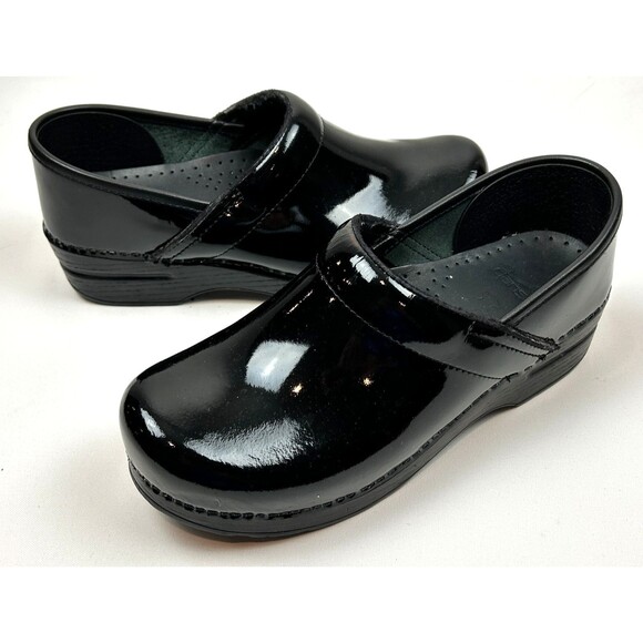 Dansko Professional Black Patent Leather Clog EU 39 US 8.5-9 - Picture 9 of 16